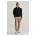 SVETER GANT SUPERFINE LAMBSWOOL HALF ZIP BLACK