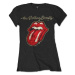 The Rolling Stones Tričko Plastered Tongue Womens Black