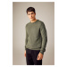 DEFACTO Standard Fit Regular Cut Crew Neck Knitwear Sweater