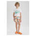 DEFACTO Boy's Patterned Swim Shorts