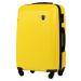 ŽLTÁ SADA ŠTYROCH CESTOVNÝCH KUFROV 0125, LUGGAGE 4 SETS (L,M,S,XS) WINGS, YELLOW