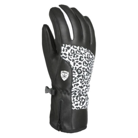 Level IRIS Dámske lyžiarske rukavice, čierna, veľkosť