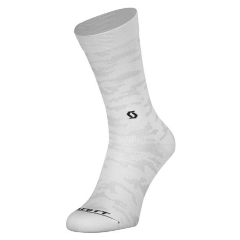 Scott TRAIL CAMO CREW Ponožky, biela, veľkosť
