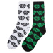 Green Day Socks - 2 Pack - Black/White