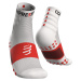 Compressport Training Socks 2-Pack White T3 Bežecké ponožky