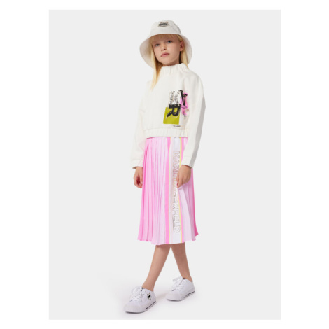 Karl Lagerfeld Kids Sukňa Z30094 S Ružová Regular Fit