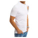 Praktické biele POLO tričko s nášivkou
