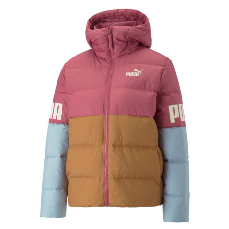 Puma Power Down Puffer Jacket Woman - Dámske - Bunda Puma - Ružové - 849394-45