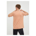 Bavlnené tričko Levi's oranžová farba, vzorované