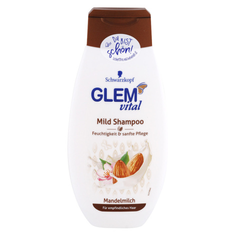 Glem Vital šampón na jemné vlasy Mandľové mlieko 350 ml