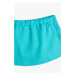 Koton Linen Shorts Skirt Elasticated Wrapover Waist.
