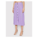 Selected Femme Plisovaná sukňa Yosia 16083839 Fialová Regular Fit
