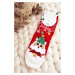Women's Christmas Socks with Red Kitten