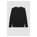 DEFACTO Slim Fit Crew Neck Long Sleeve T-Shirt