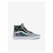Grey-Black Men's Ankle Patterned Sneakers VANS Sk8-Hi Glow - Men's