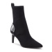 Calvin Klein Členková obuv Sock Ankle Boot 70-Knit HW0HW01072 Čierna