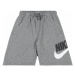 Nike Sportswear Nohavice  sivá melírovaná / čierna / biela