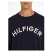 Tmavomodrá pánska mikina Tommy Hilfiger Arched Crew