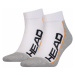 Head PERFORMANCE QUARTER 2PACK Unisex ponožky, sivá, veľkosť