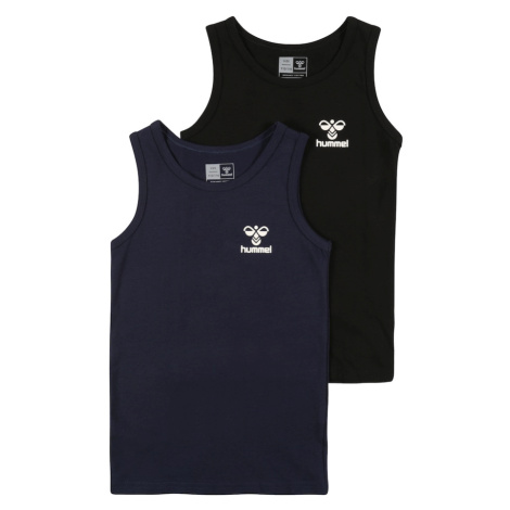 Hummel Funkčné tričko 'NOLAN'  námornícka modrá / čierna / biela