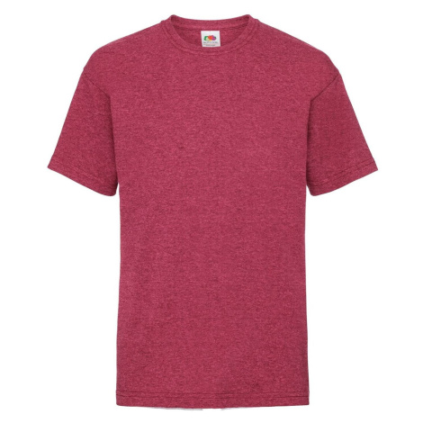 Red Fruit of the Loom Cotton T-shirt