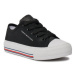 Tommy Hilfiger Plátenky Low Cut Lace-Up Sneaker T3A9-33185-1687 M Čierna