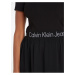 Šaty na denné nosenie pre ženy Calvin Klein Jeans - čierna