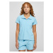 Women's towel Polo shirt balticblue