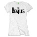 The Beatles tričko Drop T Logo Biela