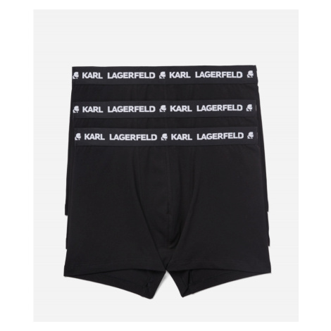 Spodná Bielizeň Karl Lagerfeld Logo Trunk Set 3-Pack Black