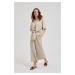 Women's linen trousers MOODO - beige