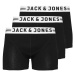 Jack & Jones Junior Nohavičky  čierna / biela