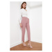 Trendyol Flat Cut Pants WITH Rose Dry Snap Detail