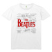 The Beatles tričko Titles & Logos Biela