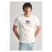 TRIČKO GANT REG ARCHIVE SHIELD SS T-SHIRT WHITE