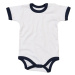 Babybugz Dojčenské body s krátkym rukávom BZ19 White