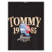 Tommy Jeans Tričko Luxe DW0DW15087 Čierna Regular Fit