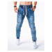Men's jeans joggers P551 - svetlo nebesko modrá