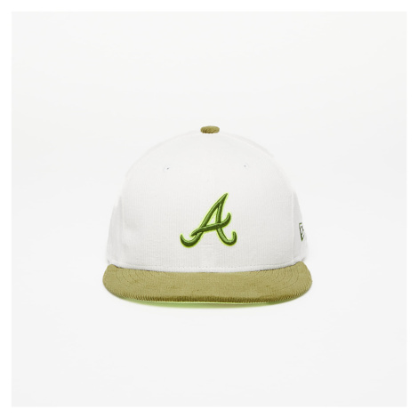 Šiltovka New Era Atlanta Braves Cord 59FIFTY Cap Off White