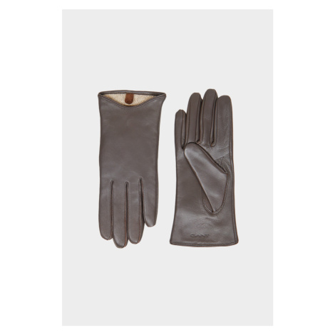 RUKAVICE GANT LEATHER GLOVES RICH BROWN