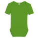 Link Kids Wear Detské body s krátkym rukávom X940 Lime Green