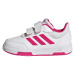 ADIDAS SPORTSWEAR Tenisky 'Tensaur'  fuksia / biela