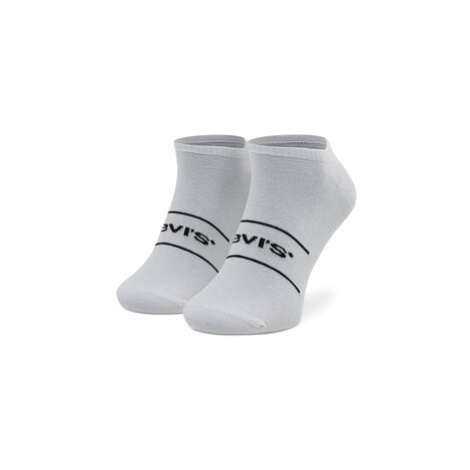 Levi's® Súprava 2 párov kotníkových ponožiek unisex 37157-0641 Biela Levi´s