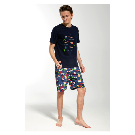 Chlapčenské pyžamo BOY KR 551/44 SUSHI TIME granát Cornette