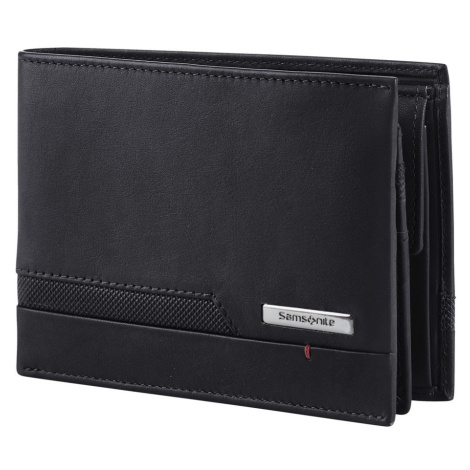 Samsonite Pánská kožená peněženka Pro-DLX 5 SLG 007 - černá