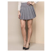 MISS CITY MINI SKIRT WITH BUTTONS GREY