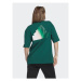 Adidas Tričko Future Icons Graphic Boyfriend T-Shirt H49639 Zelená Loose Fit
