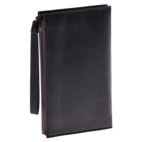 Black long wallet