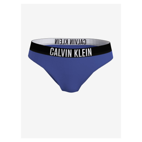 Modrý dámsky spodný diel plaviek Calvin Klein