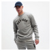 Mikina GAP Crewneck Logo Sweatshirt Pilot Grey